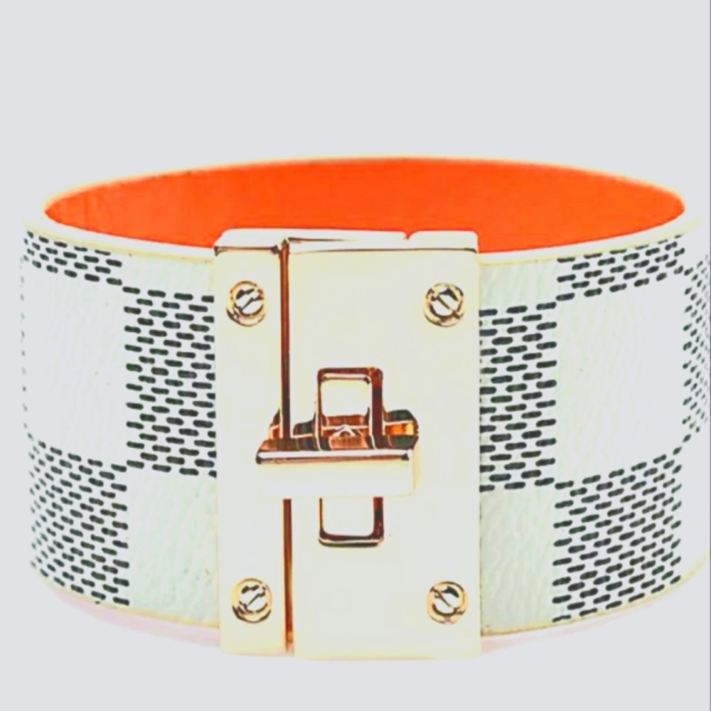 White Cuff Bracelet
